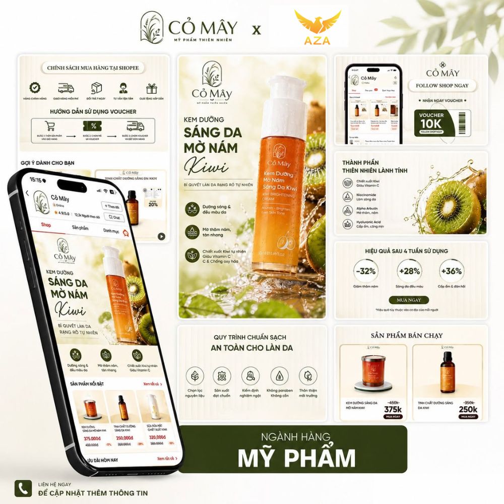 AZA thiết kế gian hàng chuyên nghiệp 4