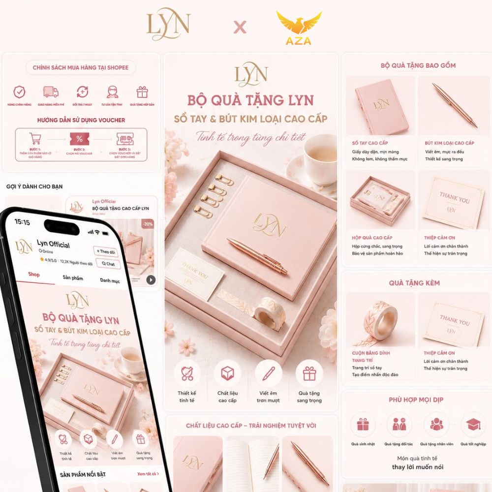 AZA thiết kế gian hàng chuyên nghiệp 2